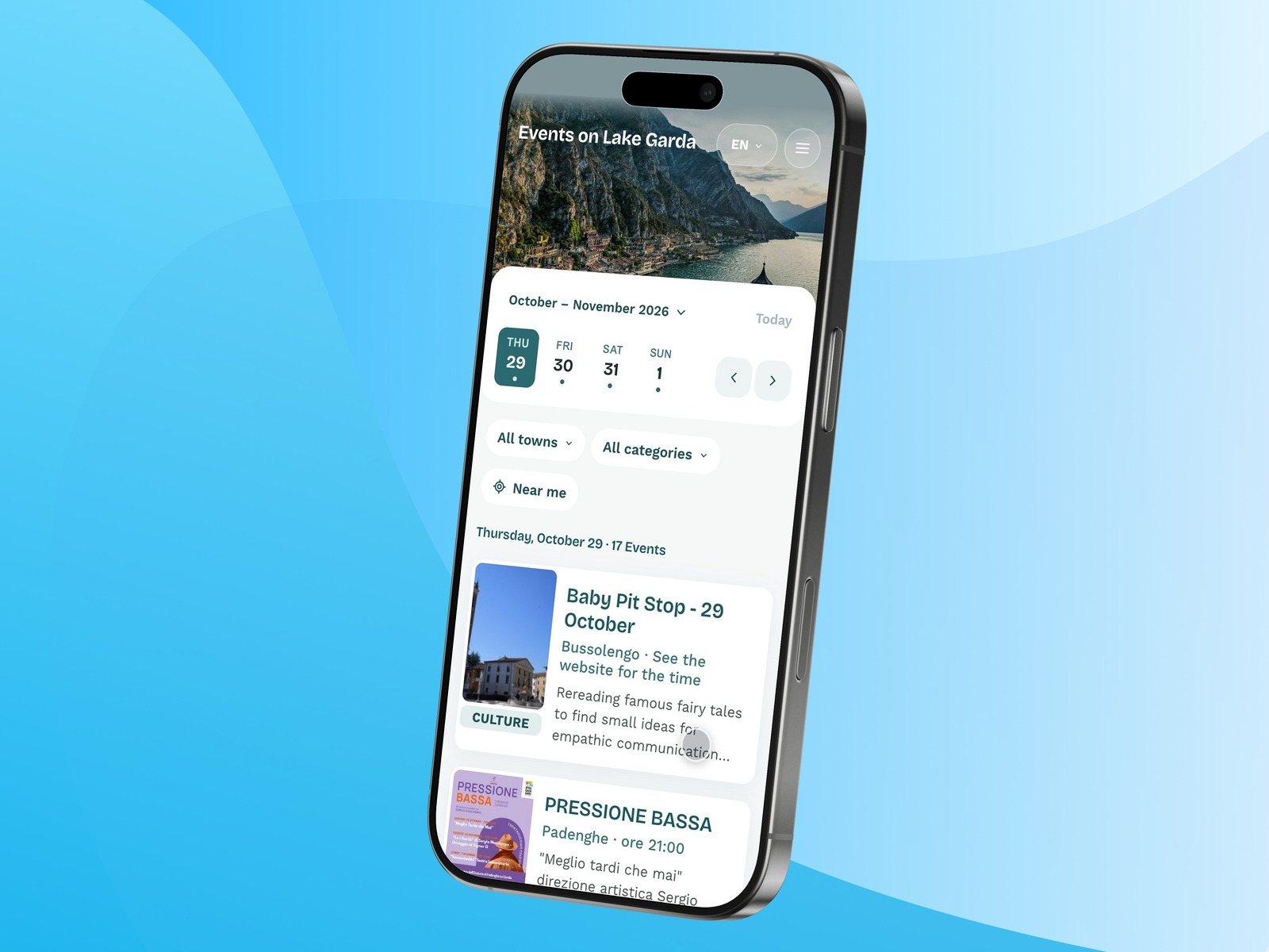 GardaDay interface